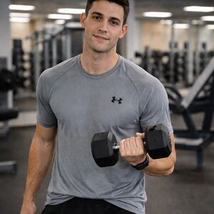 Under Armour Athletic Gray Shirt Men’s Size M